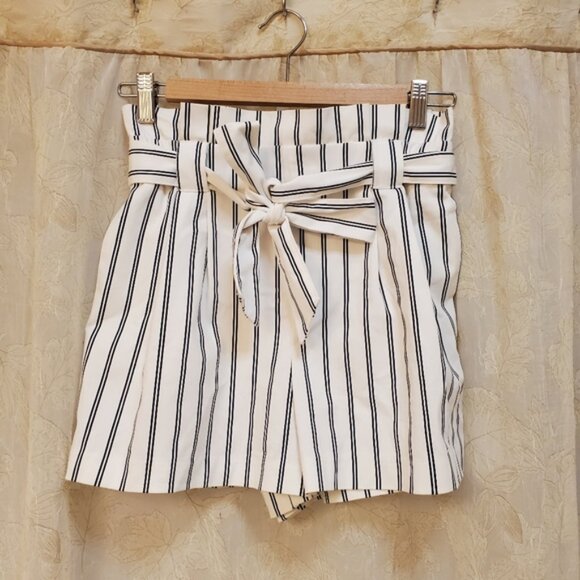 Zara Paperbag High Waisted Shorts - Picture 3 of 5